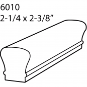 6010 UNPLOWED OAK HANDRAIL-8'
THIS IS 8' LENGTHS ! *"F.J.",
LAMINATED RED OAK