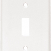 2134W-BOX WHT SWITCH PLATE 1G