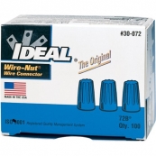 WIRE NUT, BLUE 100/BOX 10-002