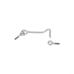 226-381 6IN HOOK/EYE ZNC        
