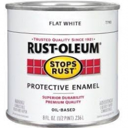 7790-730 RUSTOLEUM H/P FLAT WHT