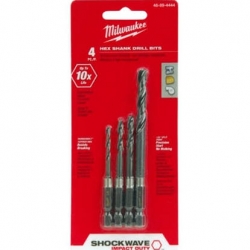 48-89-4444 4-PC HX SHANK BIT SET