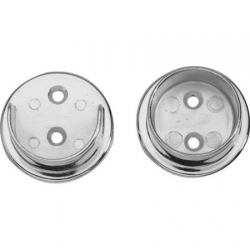 820-159 CHROME CLOSET ROD SOCKET