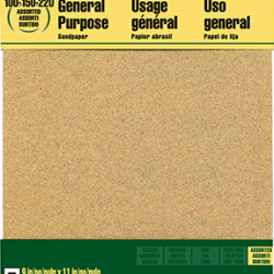 9003 9X11 CRS A/O SANDPAPER 4PK