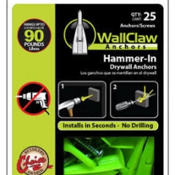 PCK-WC25-YS WALLCLAW 25 PACK