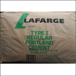 94 LB PORTLAND CEMENT / WHITE   
40 BAGS PER SKID