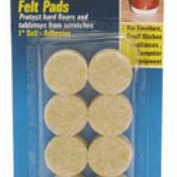 FE-50201 1IN HD FELT PADS 16PK  
NSG