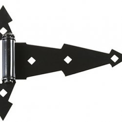 165-480 7IN T- HINGE BLK 2pk