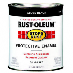 7779502 QT RUSTOLEUM GLOSS BLK