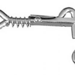 170-738 HOOK & EYE 2' CARD.     
