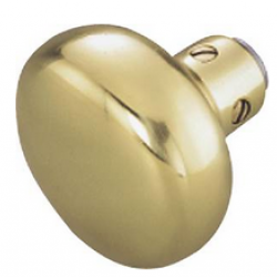 729660-3L POL SOLD BRS DOOR KNOB