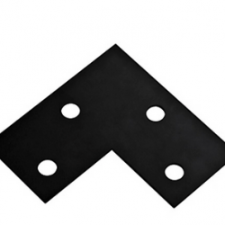351-506 BLK CORNER BRACE 6X3X1/8