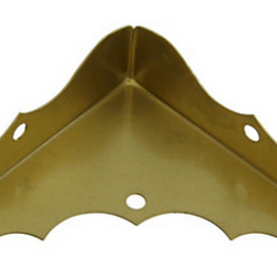 213-447 DECOR CORNER 5/8X1-3/4
BRASS 4PK
