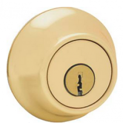 665 3CP DC DBOLT K6 BRT BRASS