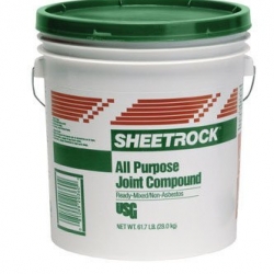 5 GAL. USG ALL-PURPOSE COMPOUND 
GREEN LID !
(GREEN AND LEEDS INFO IN ATTACH)