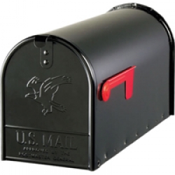 E1600B00 MAILBOX LARGE BLK HEA