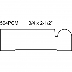 PRINCETON #504 HARBOR CLASSIC
2.5 CASING 3/4