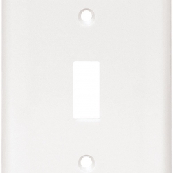 2134W-BOX WHT SWITCH PLATE 1G